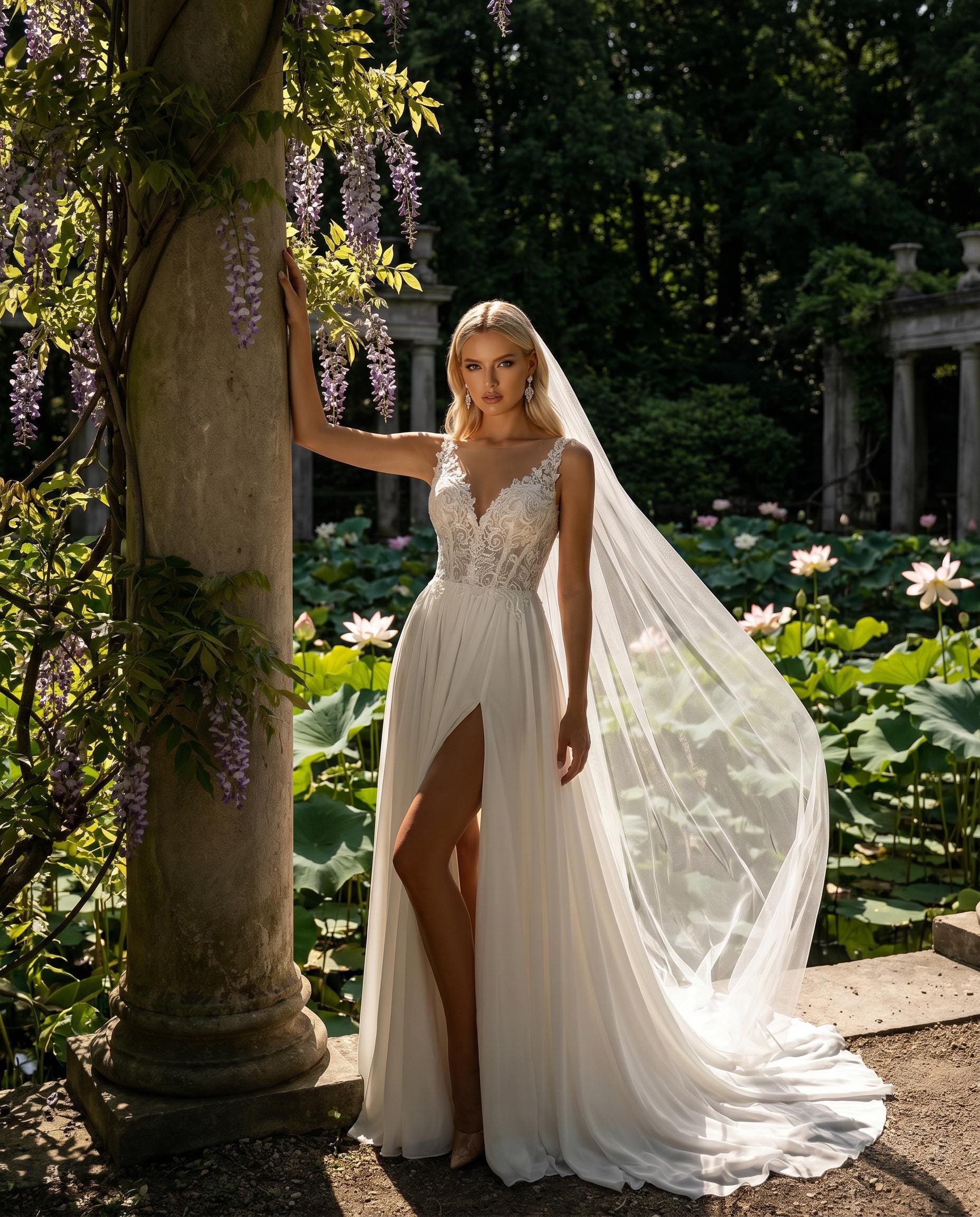 Castle Wedding Dress - Etsy