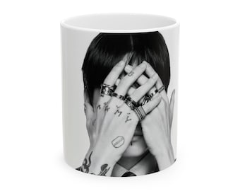 BTS jungkook Ceramic Mug, (11oz, 15oz)