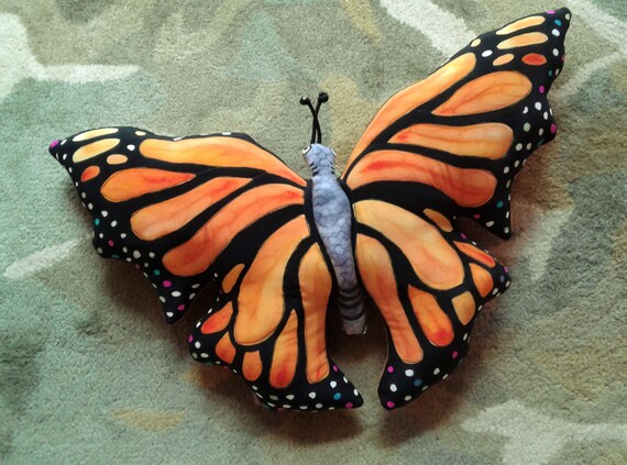 monarch butterfly pillow