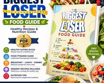 Biggest Loser Food Guide Cookbook | Healthy Recipes, Meal Planning (PDF Download)