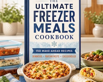 Ultimate Freezer Meals Cookbook, 150 Make-Ahead Recipes (Digital Download)