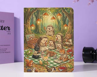 Forest Picnic Personalized Tablet Case with Pen Slot Fits All iPad Models,iPad 2026 Air 7/8 M4,iPad Pro 2024 2025,iPad A16,iPad Mini 6/7