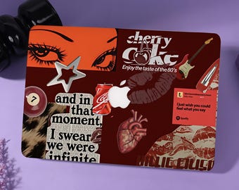 Retro Cherry Coke Hard Matte Laptop Case,2026 MacBook Neo A18,MacBook Air 13/15 M4 M5,MacBook Pro 13/14/15/16,Ret 13/15,Personalized Cover