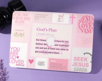 Christian Quote Hard Matte Laptop Case,2026 MacBook Neo A18,MacBook Air 13/15 M4 M5,MacBook Pro 13/14/15/16,Ret 13/15,Personalized Cover