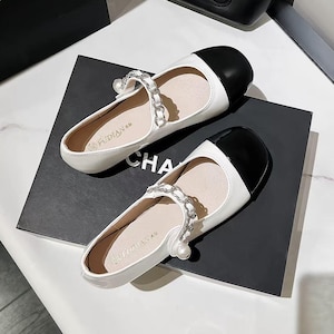 Chanel Mary Jane Flats - Etsy