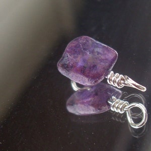 Popolo viola mangiatore uva - argento