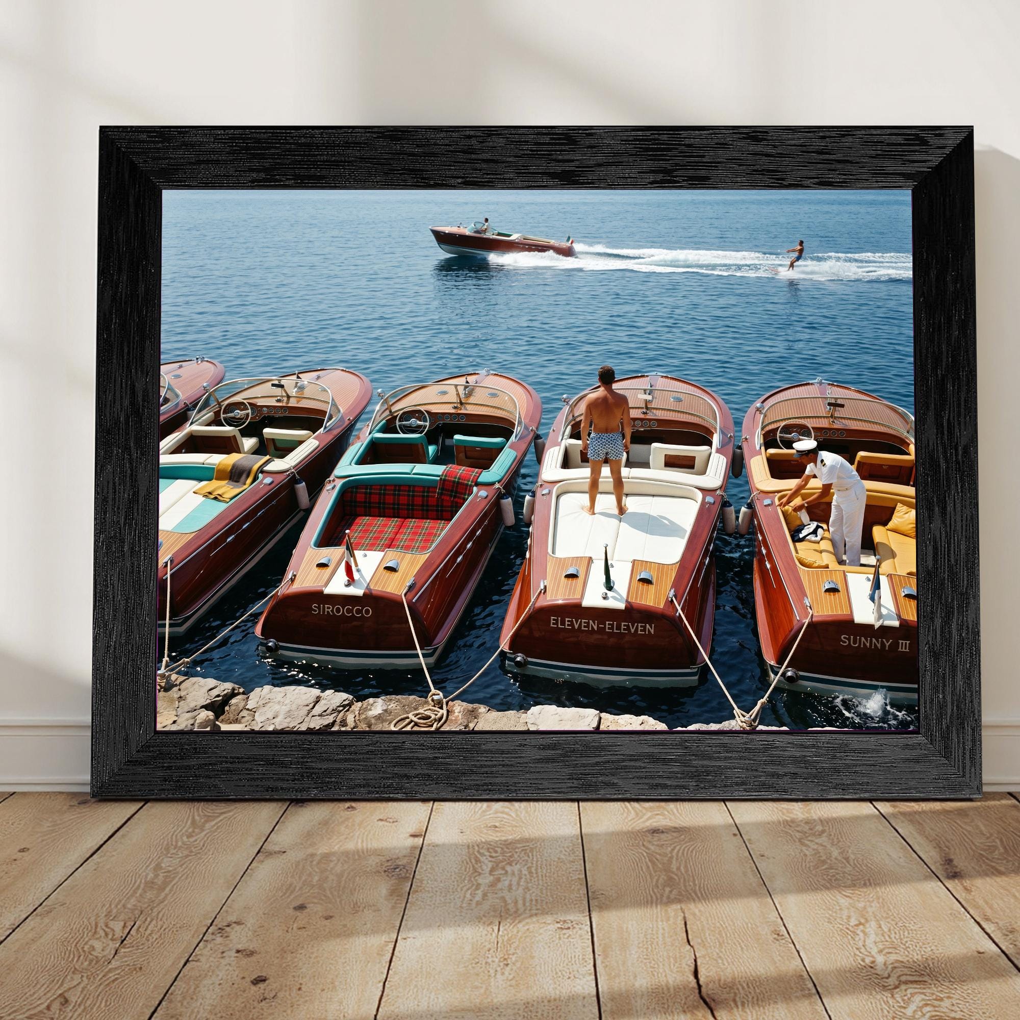 Wooden Picture Frame Vintage 50s - Etsy