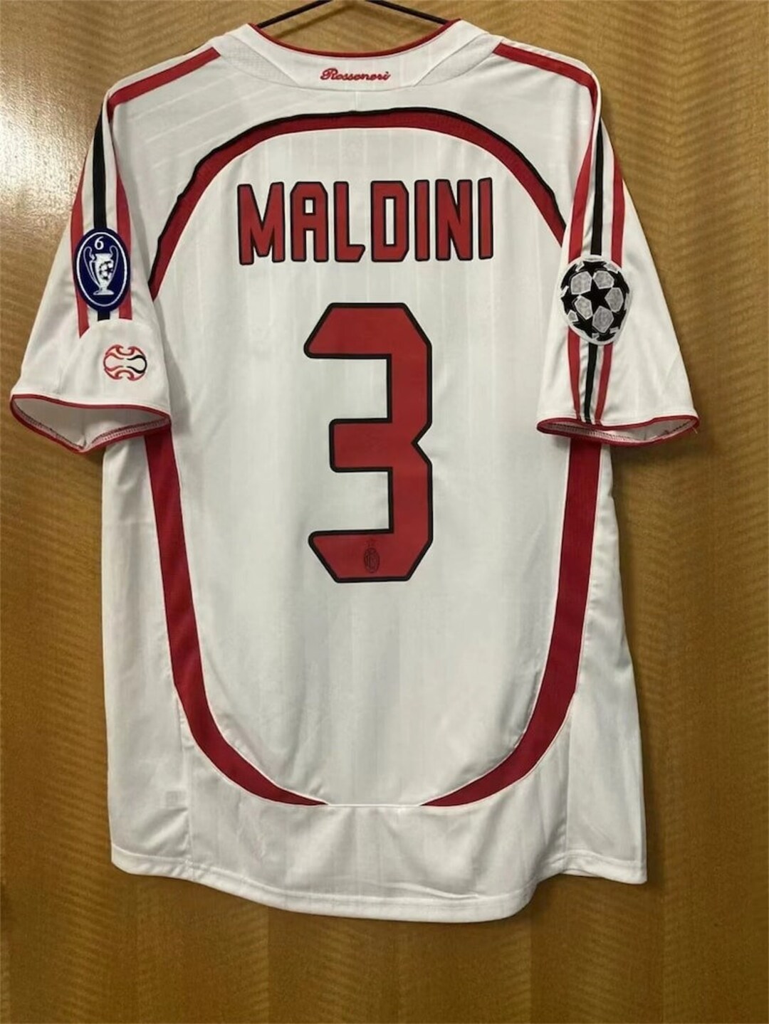 Maillot AC Milan Vintage - Taille M - Joueurs Shevchenko, Maldini, Rui Costa, Boban - Occasion Excellent état