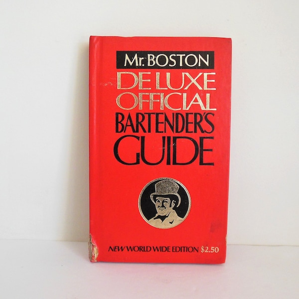 Bartenders Guide Etsy