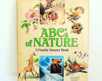 1984 Reader's Digest Abcs of Nature: Vintage Family Reference Book - Etsy