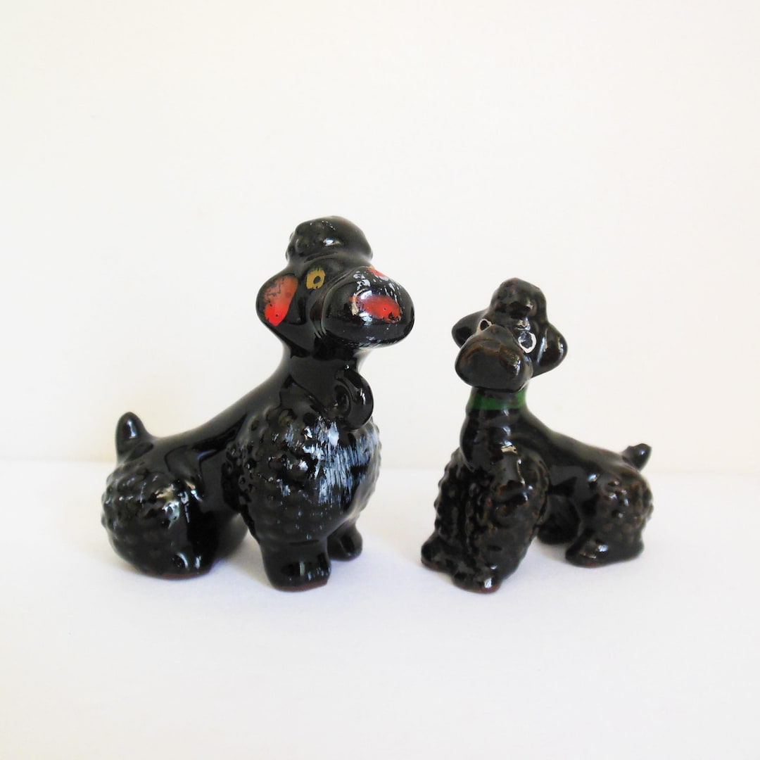 Red - Dog Handcrafted Ceramic Toys (Set of 2)