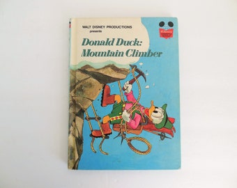 Donald Duck Mountain Climber, Random House Book Club Edition, Copyright 1978 by Walt Disney Productions, Wonderful World of Reading