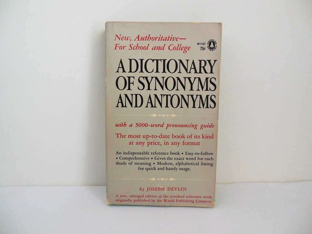 Devlin　of　Synonyms　Dictionary　Antonyms　Joseph　by　Etsy　A　and