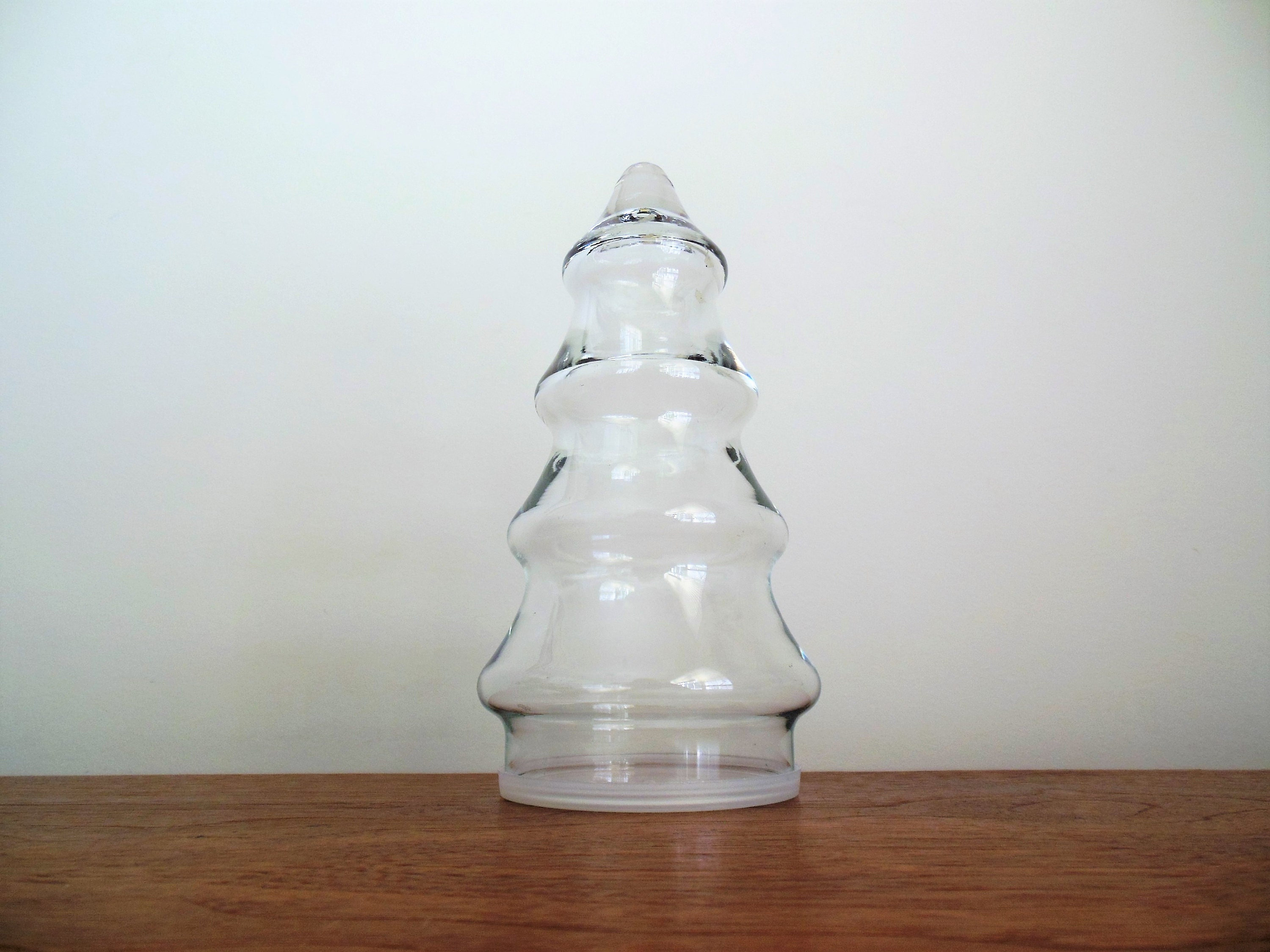 Vintage glass christmas tree candy jar Clearance