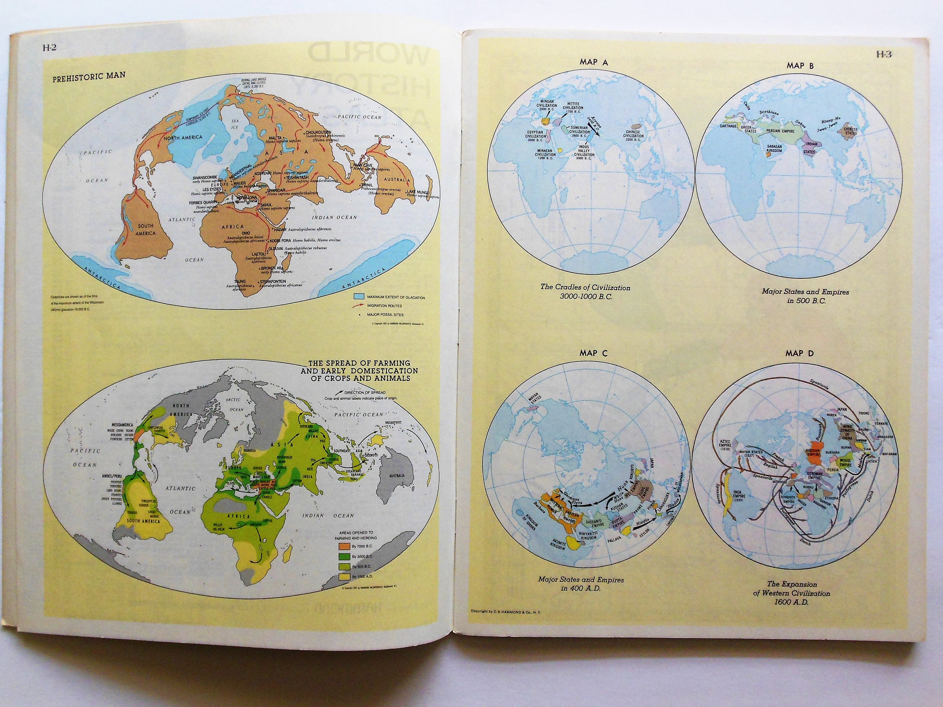 Amazon.co.jp: Hammond'sハモンズWorld Atlas 1965Classic