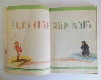 1968 Children's Hardcover Book, Living Science, Plains and Prairies,  Science, Non-fiction, Illustrated, Collectible, Educational 