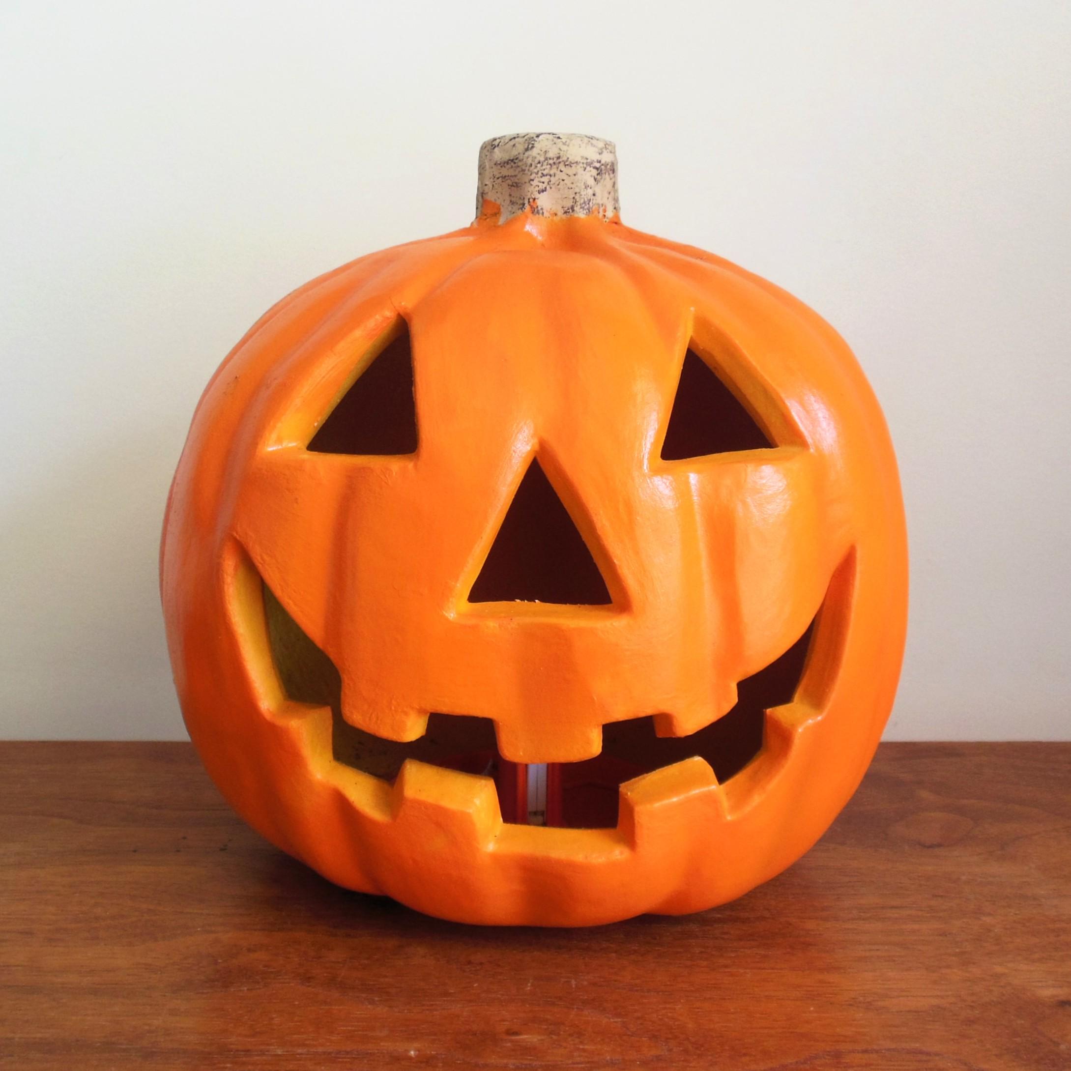 Paper Magic Pumpkin for Halloween Electric Light up Jack O Lantern