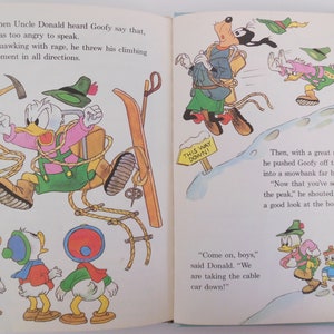 Donald Duck Mountain Climber, Random House Book Club Edition, Copyright 1978 by Walt Disney Productions, Wonderful World of Reading image 10