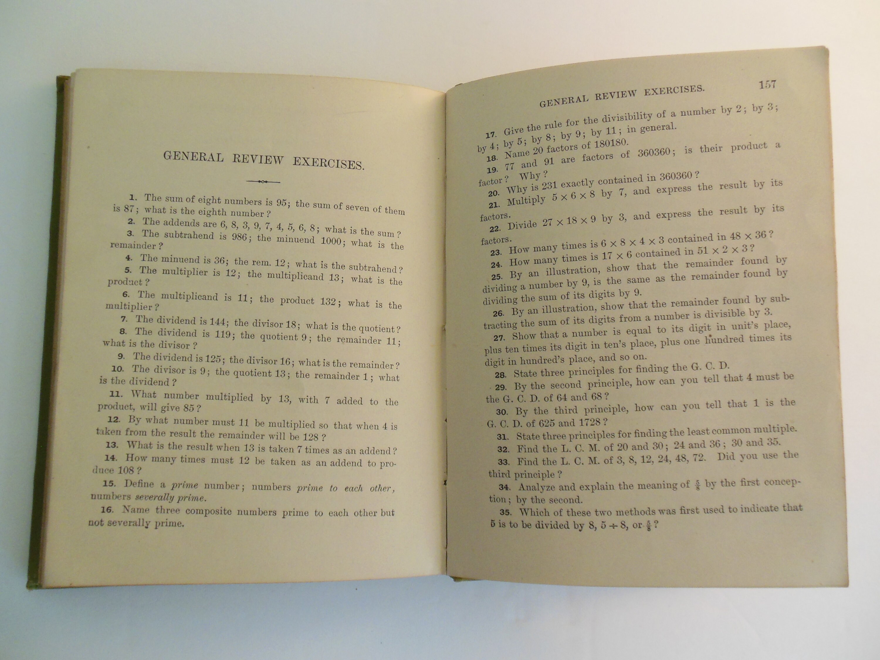 American Mental Arithmetic by M A Bailey Copyright 1892 - Etsy