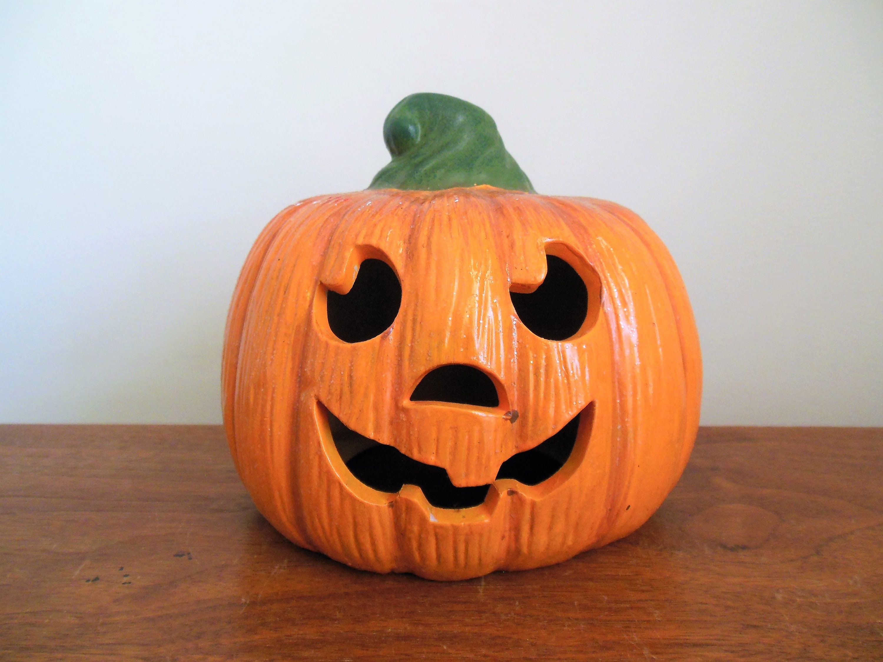 Ceramic jack o lantern deals