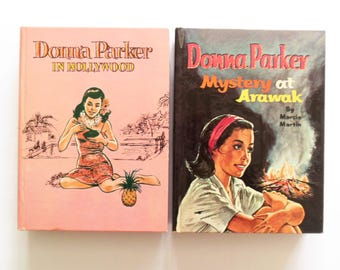 Donna Parker Vintage Book by Marcia Martin, Choice of In Hollywood or Mystery at Arawak, Whitman Publishing 1961 or 1962