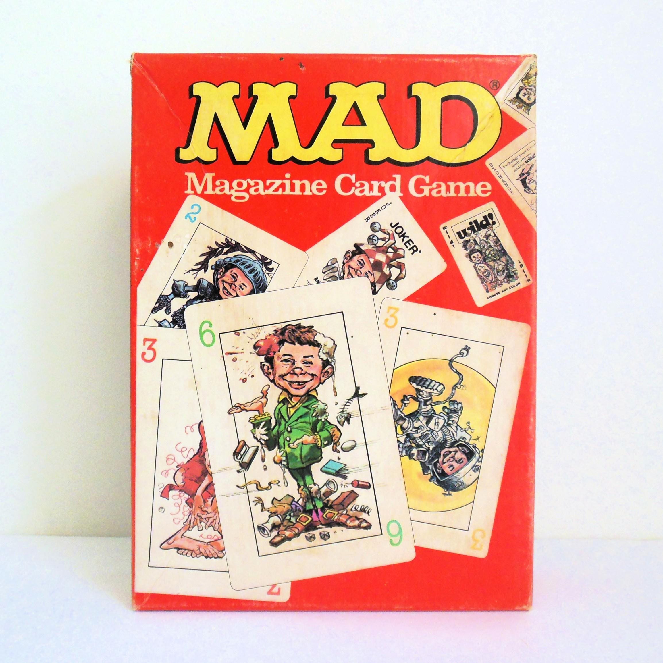 マッドマガジンMAD MAGAZINE 2 トレーディングカード バラ売可 Mad Magazine Card Game by Parker Brothers 1980, 2 to 6 Players