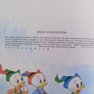 Donald Duck Mountain Climber, Random House Book Club Edition, Copyright 1978 by Walt Disney Productions, Wonderful World of Reading image 4