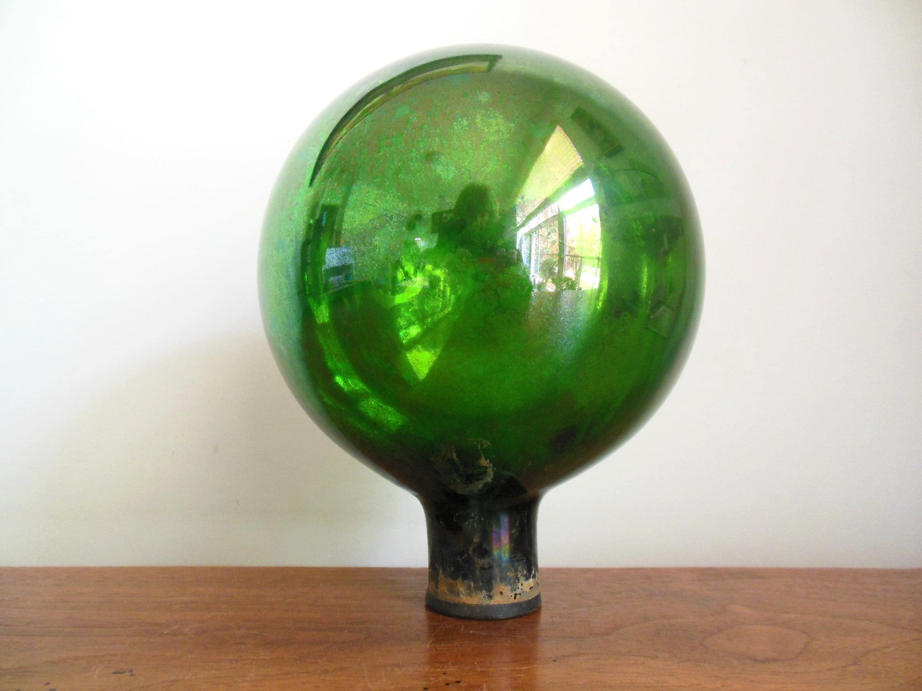 Vintage Mercury Gazing Ball - Etsy