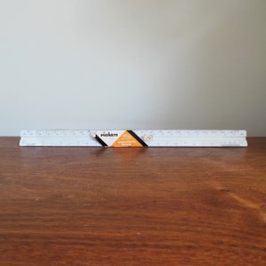 Vintage SEIKOSHI Parallel Rolling Ruler 30cm 