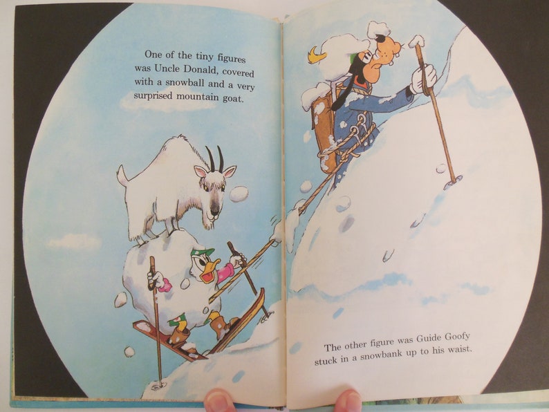 Donald Duck Mountain Climber, Random House Book Club Edition, Copyright 1978 by Walt Disney Productions, Wonderful World of Reading image 9