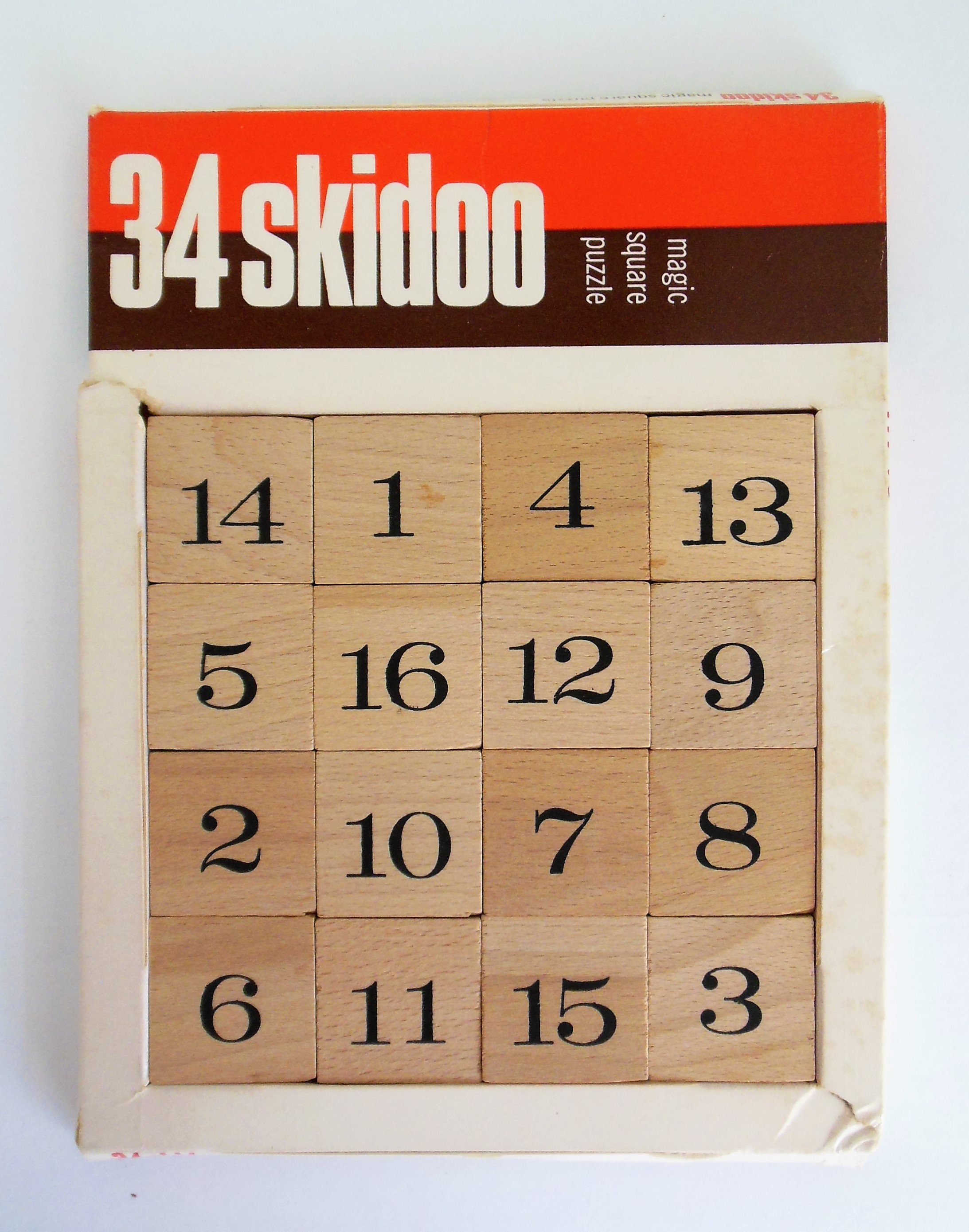 34 Skidoo Magic Square Puzzle Game Made by Hoi Polloi Inc 34 Skidoo Magic Square Puzzle Game Made by Hoi Polloi Inc