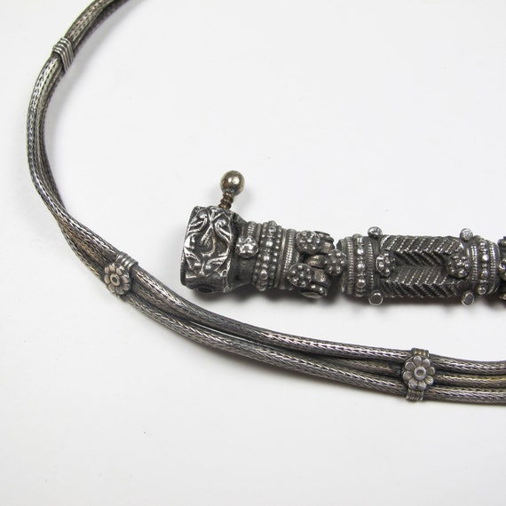 Vintage Silver Belt from india - Vintage Silver C… - image 6