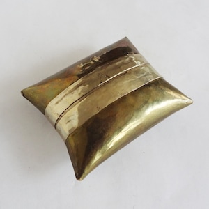 Folded brass box - medium size