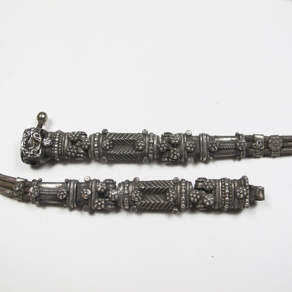 Vintage Silver Belt from india - Vintage Silver C… - image 9