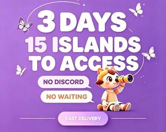 3 Days 15 Islands Unlimited Access More Items – No Discord Waiting (Digital Planner)