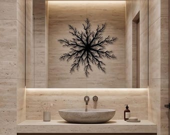 Celestial Branch Metal Wall Art – Modern Organic Statement Piece