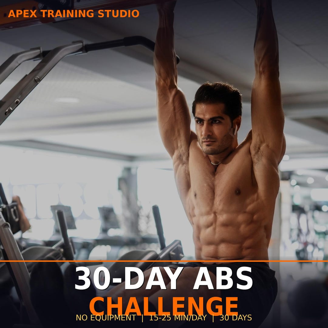 Javorek Abs.pdf 30-day Abs Challenge PDF | Core Workout Plan | No Equipment Home or Gym ...
