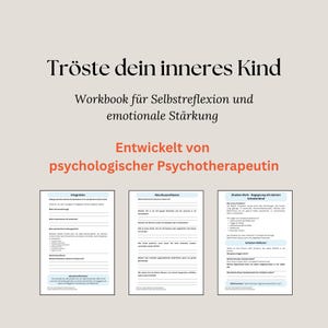 Inneres Kind & Shadow Work Workbook PDF | Selbstreflexion | Self Love Journal | Persönlichkeitsentwicklung | mentale Gesundheit Download