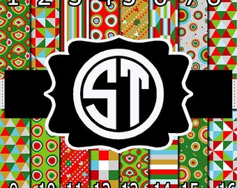 Christmas Fun printed indoor, outdoor, glitter, metallic decal VINYL or heat transfer vinyl HTV or applique FABRIC