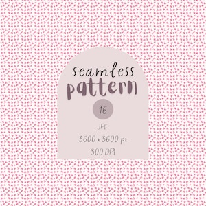 Minimalist spring pattern, "(Digital download, PNG files)"