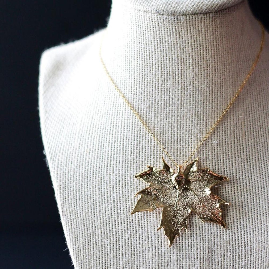 Collier Pendentif Feuille Arbre – Filigrane, Rose Doré, Bijoux Femme, Fait Main
