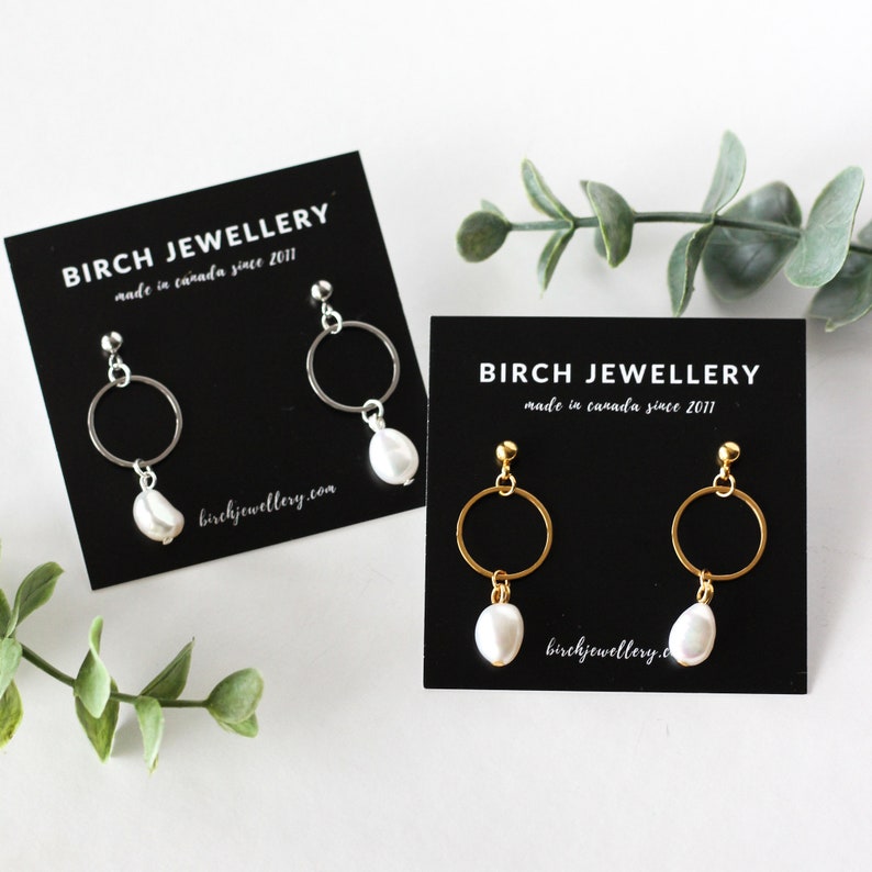 pearl jewelry freshwater pearl earrings drop earrings mother/'s day jewelry bridal earrings gifts for her Pearl Earrings