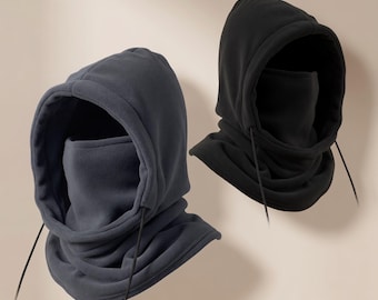 Fleece Balaclava Hood Winter Face Cover Neck Gaiter