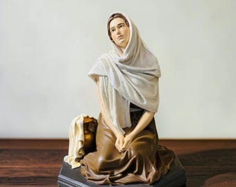 Saint Mary Magdalene Statue 20cm Catholic Figurine Handmade Composite Stone Powder Custom Size Color Worldwide Shipping