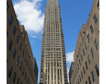 New York Rockefeller Plaza Photo Print
