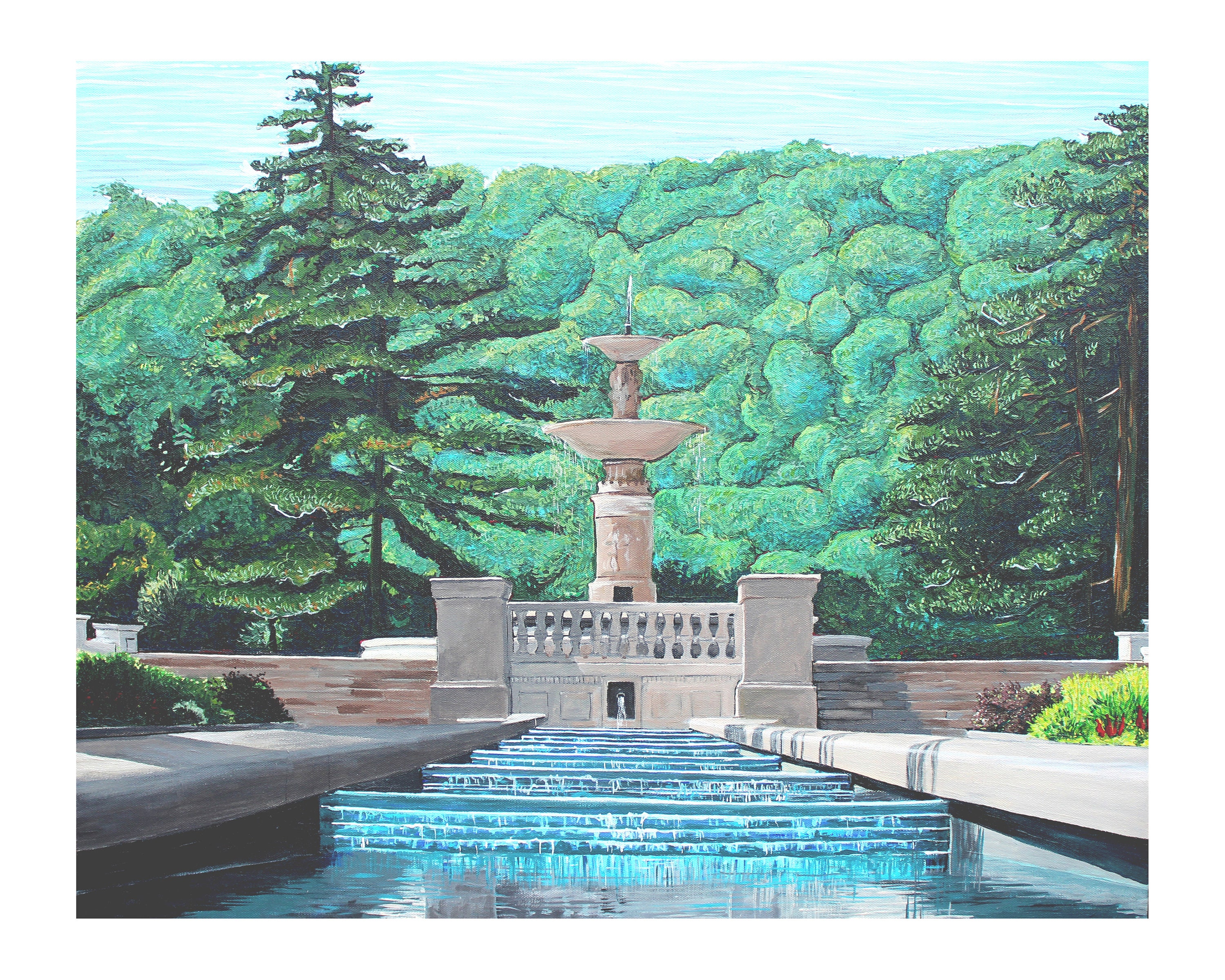 Gage Park Fountain, Hamilton Ontario Photo Print