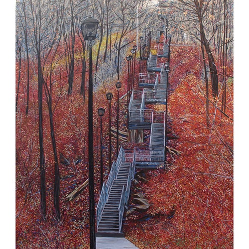 Wentworth Stairs Hamilton Ontario Photo Print Etsy Canada