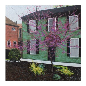 Purple Tree 20&quot; x 20&quot;, Original Acrylic Painting on canvas