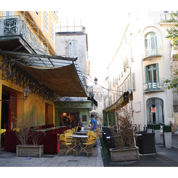 Yellow Cafe Arles France Photo Print