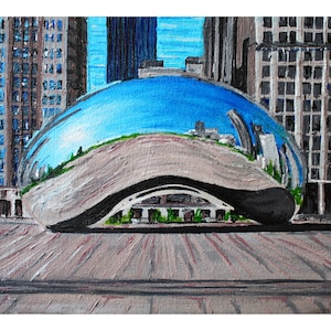 Chicago Bean Fotodruck